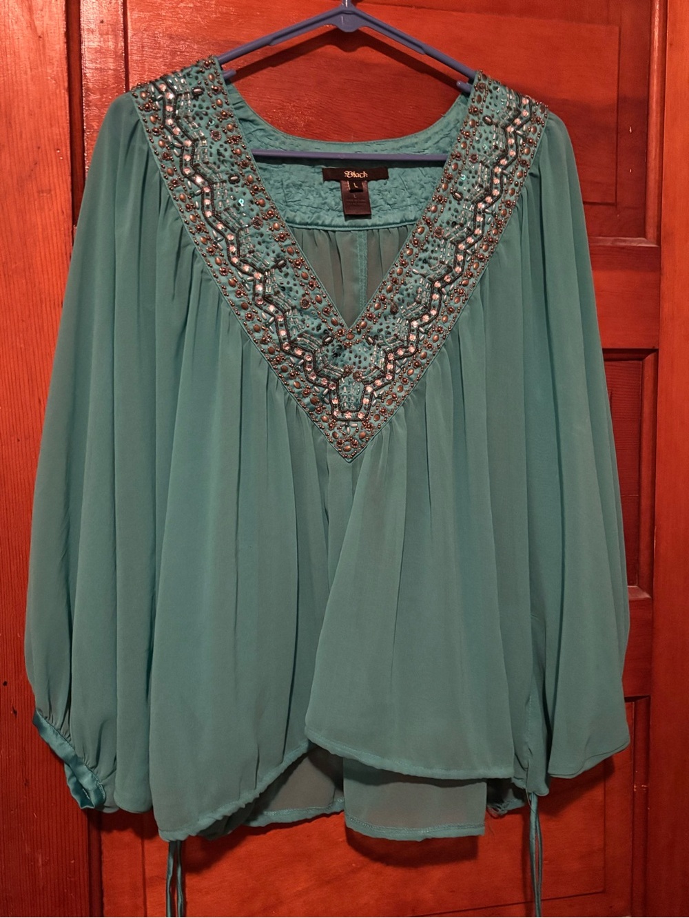 Buckle Brand Beaded Blouse - Picture 2 of 6